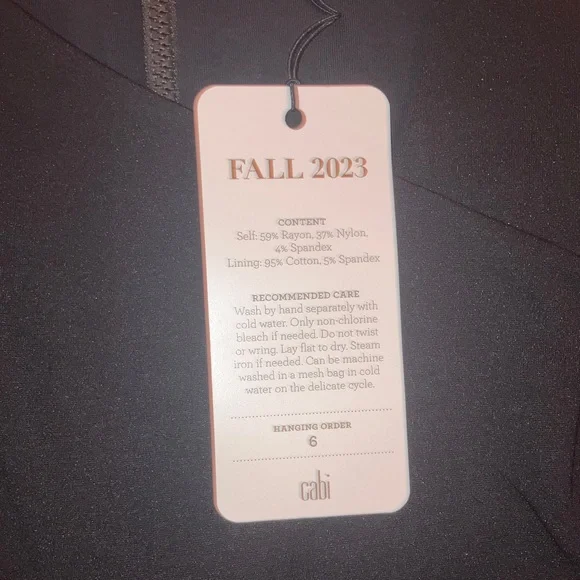 NWT CAbi Starlet Shell #4578: Black Sleeveless Blouse - Picture 3 of 10